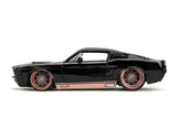 1:24 1967 Ford Mustang Shelby GT500 -- Black/Rose Gold -- JADA: Pink Slips