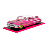 1:24 1960 Chevrolet Impala Low Rider -- Pink w/Pinstripes -- JADA: Pink Slips