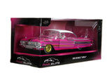 1:24 1960 Chevrolet Impala Low Rider -- Pink w/Pinstripes -- JADA: Pink Slips