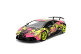 (Pre-Order) 1:24 Lamborghini Huracan Performante -- Graffiti -- JADA: Pink Slips