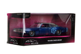 1:24 1968 Dodge Charger Widebody -- Metallic Blue -- JADA: Pink Slips