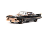 (Pre-Order) 1:24 1959 Cadillac Coupe Deville -- Black/Gold -- JADA: Pink Slips