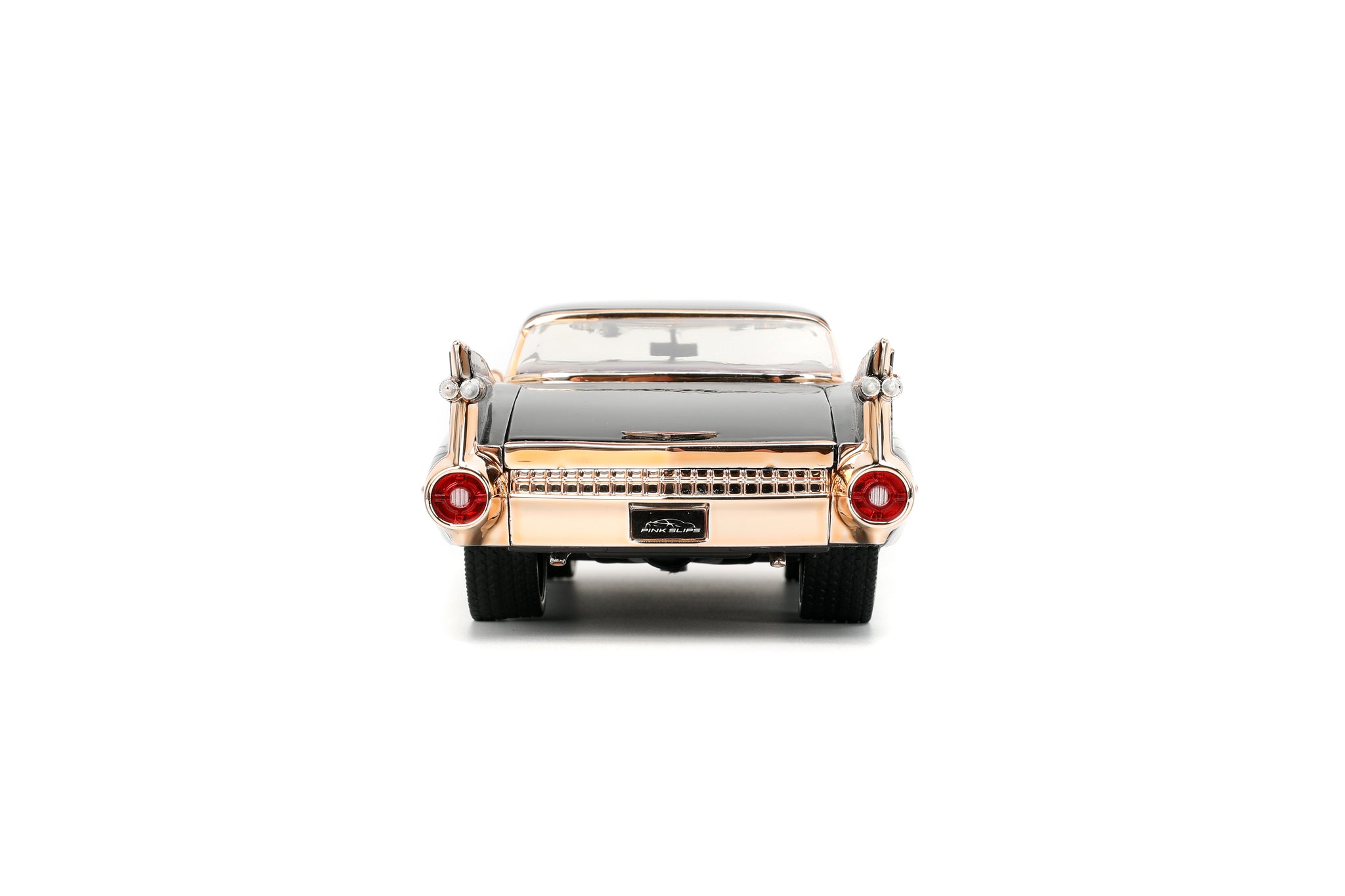 1:24 1959 Cadillac Coupe Deville -- Black/Gold -- JADA: Pink Slips
