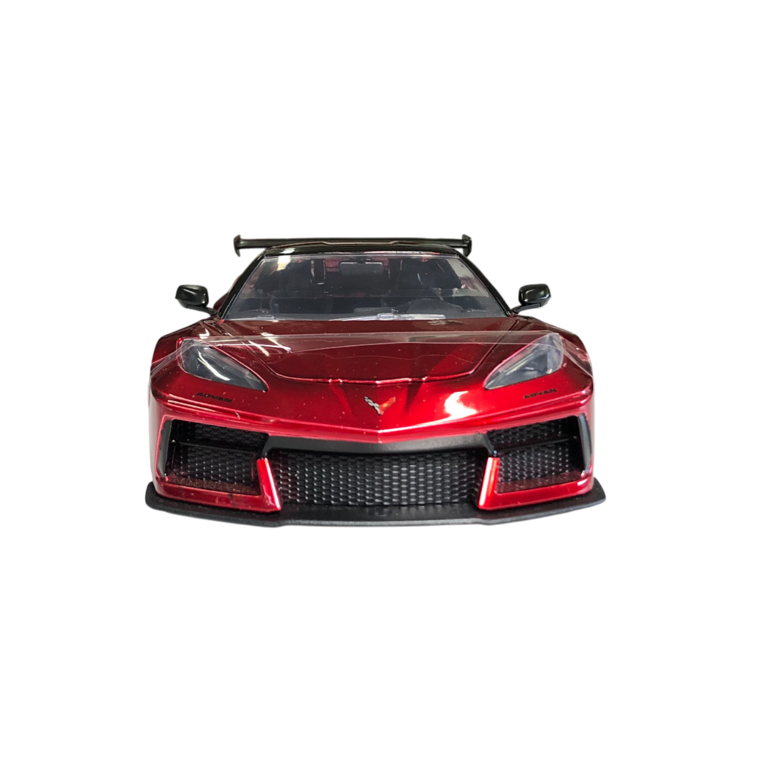 1:24 Chevrolet Corvette C8 Liberty Walk -- Metallic Red -- JADA: Pink