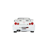 (Pre-Order) 1:24 2002 Nissan Skyline GTR R34 -- HKS White -- JADA: JDM Tuners