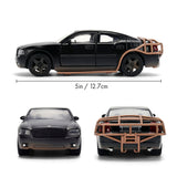 (Pre-Order) 1:32 2006 Dodge Charger Heist Car -- Matt Black w/Cage -- Fast & Furious -- JADA