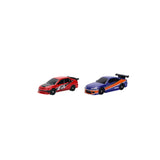 (Pre-Order) Fast & Furious - Han's Garage w/Mitsubishi Evo & Nissan S15 Silvia -- JADA Nano