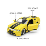 (Pre-Order) 1:32 2006 Ford Mustang GT Yellow -- JADA: Fast & Furious 25th Anniversary