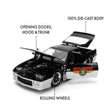1:24 1985 Chevrolet Camaro -- Black/Silver Mickey Thompson -- JADA: Big Time Mus