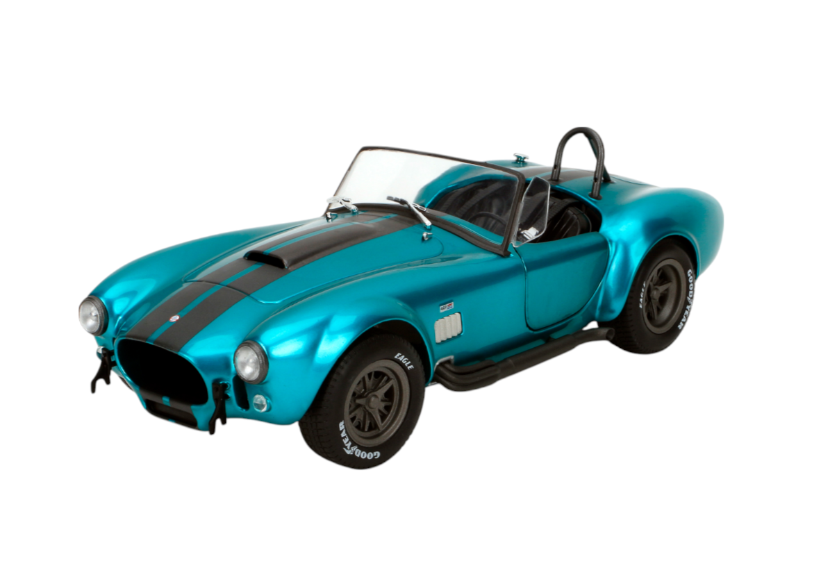 1:18 Shelby Cobra 427 -- Blue Metallic -- JADA: Pink Slips