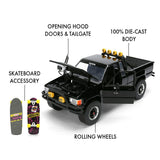 (Pre-Order) 1:24 1985 Toyota SR5 Pickup w/Marty's Skateboard -- Back to the Future -- JADA