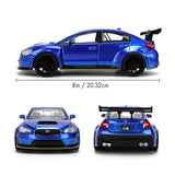 (Pre-Order) 1:24 2016 Subaru WRX STi -- Candy Blue -- JADA: JDM Tuners