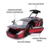 1:24 Lamborghini Gallardo Superleggera -- Dark Red/Black -- JADA: Pink Slips