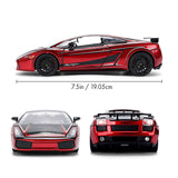 1:24 Lamborghini Gallardo Superleggera -- Dark Red/Black -- JADA: Pink Slips