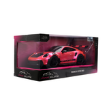 1:24 Porsche 911 (992) GT3 RS 2024 -- Pink/Black -- JADA: Pink Slips