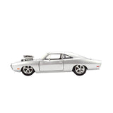 1:24 Dom's 1970 Dodge Charger - Silver Finish - JADA Fast & Furious 25th