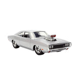 1:24 Dom's 1970 Dodge Charger - Silver Finish - JADA Fast & Furious 25th