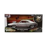 1:24 Dom's 1970 Dodge Charger - Silver Finish - JADA Fast & Furious 25th
