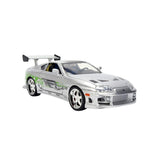 1:24 Brian's Toyota Supra A80 - Silver Finish - JADA Fast & Furious 25th