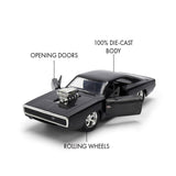 1:32 Dom's Dodge Charger -- Colour Brush Finish -- JADA: F&F 25th Anniversary