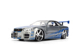 (Pre-Order) 1:24 Brian's Nissan Skyline R34 GT-R -- JADA: Fast & Furious 25th Anniversary