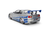 (Pre-Order) 1:24 Brian's Nissan Skyline R34 GT-R -- JADA: Fast & Furious 25th Anniversary