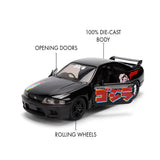 (Pre-Order) 1:32 Godzilla -- Nissan R33 Skyline GTR -- JADA