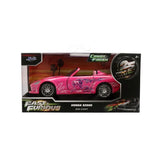 1:32 Suki's Honda S2000 -- Pink -- Candy Finish -- JADA: Fast & Furious