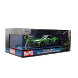 (Pre-Order) 1:24 Doctor Doom w/Ford Mustang Dark Horse -- Marvel -- JADA