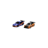 (Pre-Order) Fast & Furious - Tokyo Drift Garage Diorama w/S15 & RX7 -- JADA Nano