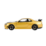 (Pre-Order) 1:18 Nissan Skyline GT-R (R34) Z-Tune -- Gold / Black -- JADA: Pink Slips