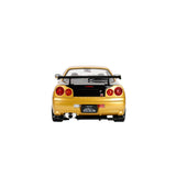 (Pre-Order) 1:18 Nissan Skyline GT-R (R34) Z-Tune -- Gold / Black -- JADA: Pink Slips