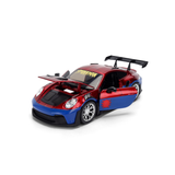 (Pre-Order) 1:24 Spider Man w/ Porsche 911 (992) GT3 RS -- Marvel The Avengers -- JADA