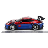 (Pre-Order) 1:24 Spider Man w/ Porsche 911 (992) GT3 RS -- Marvel The Avengers -- JADA