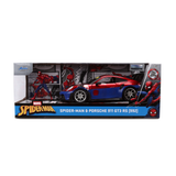 (Pre-Order) 1:24 Spider Man w/ Porsche 911 (992) GT3 RS -- Marvel The Avengers -- JADA