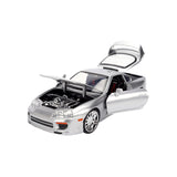 (Pre-Order) 1:24 1995 Toyota Supra -- Silver -- JADA: JDM Tuners