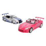 (Pre-Order) 1:24 Brian R34 Skyline / Suki Honda S2000 -- Twin Pack -- JADA: Fast & Furious 25th