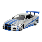 (Pre-Order) 1:24 Brian R34 Skyline / Suki Honda S2000 -- Twin Pack -- JADA: Fast & Furious 25th