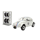 (Pre-Order) 1:24 Herbie the Lovebug - VW Beetle -- #53 White w/Stripes -- JADA