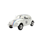(Pre-Order) 1:24 Herbie the Lovebug - VW Beetle -- #53 White w/Stripes -- JADA