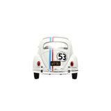 (Pre-Order) 1:24 Herbie the Lovebug - VW Beetle -- #53 White w/Stripes -- JADA