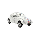(Pre-Order) 1:24 Herbie the Lovebug - VW Beetle -- #53 White w/Stripes -- JADA