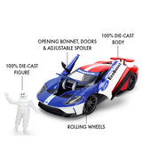 (Pre-Order) 1:24 Michelin Man w/2017 Ford GT -- Michelin Tyres -- JADA
