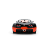 (Pre-Order) 1:24 Bugatti Veyron -- Black/Orange -- JADA: Hyperspec
