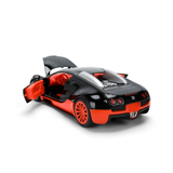 (Pre-Order) 1:24 Bugatti Veyron -- Black/Orange -- JADA: Hyperspec