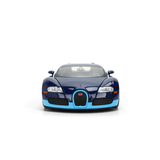 (Pre-Order) 1:24 Bugatti Veyron -- Black/Blue -- JADA: Hyperspec