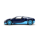 (Pre-Order) 1:24 Bugatti Veyron -- Black/Blue -- JADA: Hyperspec