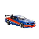 (Pre-Order) 1:18 Han's Nissan S15 Silvia -- "Mona Lisa" Blue/Orange -- Fast & Furious -- JADA