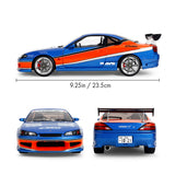 (Pre-Order) 1:18 Han's Nissan S15 Silvia -- "Mona Lisa" Blue/Orange -- Fast & Furious -- JADA
