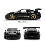 (Pre-Order) 1:24 Porsche 911 GT3 RS (992) -- Gloss Black -- JADA: Hyperspec